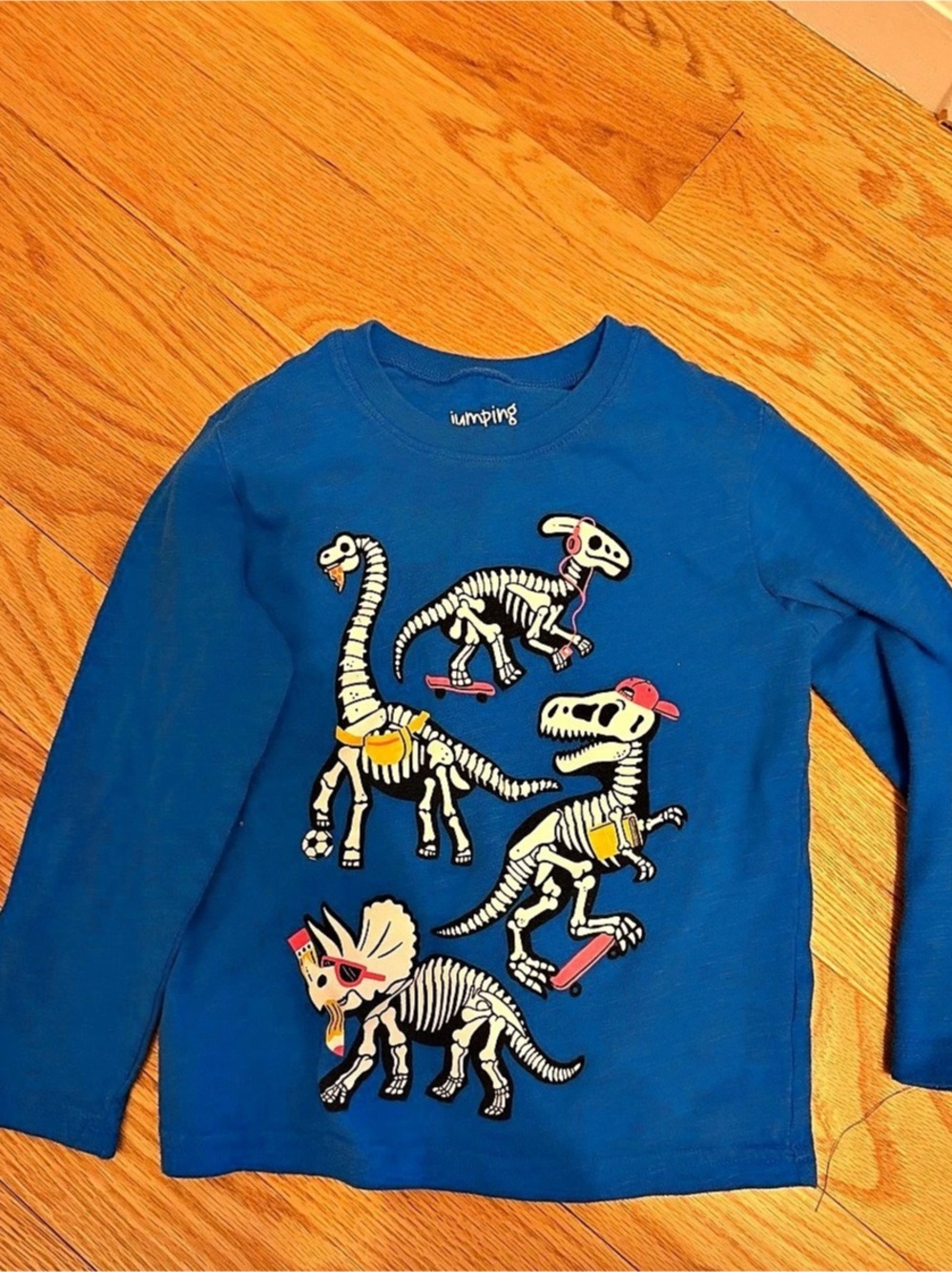 Jumping Beans Boys Dinosaur Long Sleeve Tee Size 5T Like New